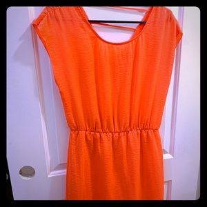 Casual orange dress